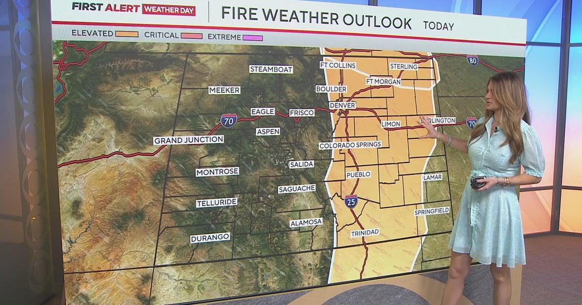 More elevated fire weather for the Denver metro with Red Flag Warnings ...