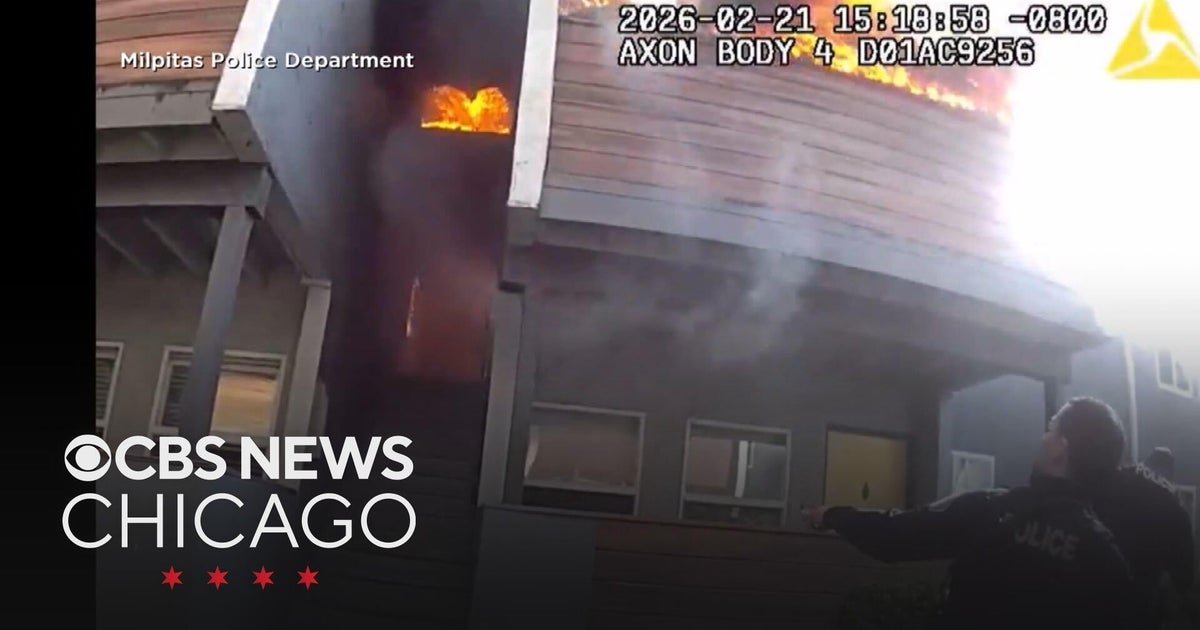 California police help family rescue child and dog from fire