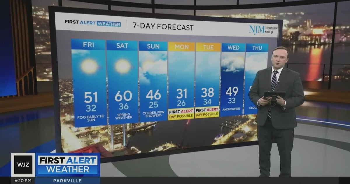 Warmer weather moves into Maryland this weekend - CBS Baltimore