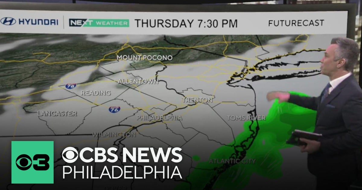 Stray showers possible Thursday night in Philadelphia region, weekend ...