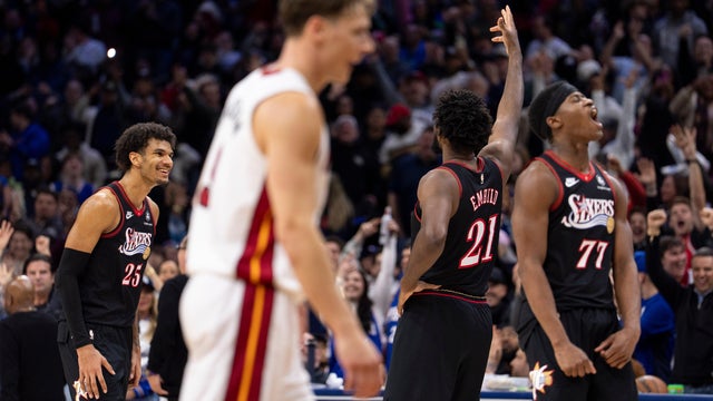 Heat 76ers Basketball 