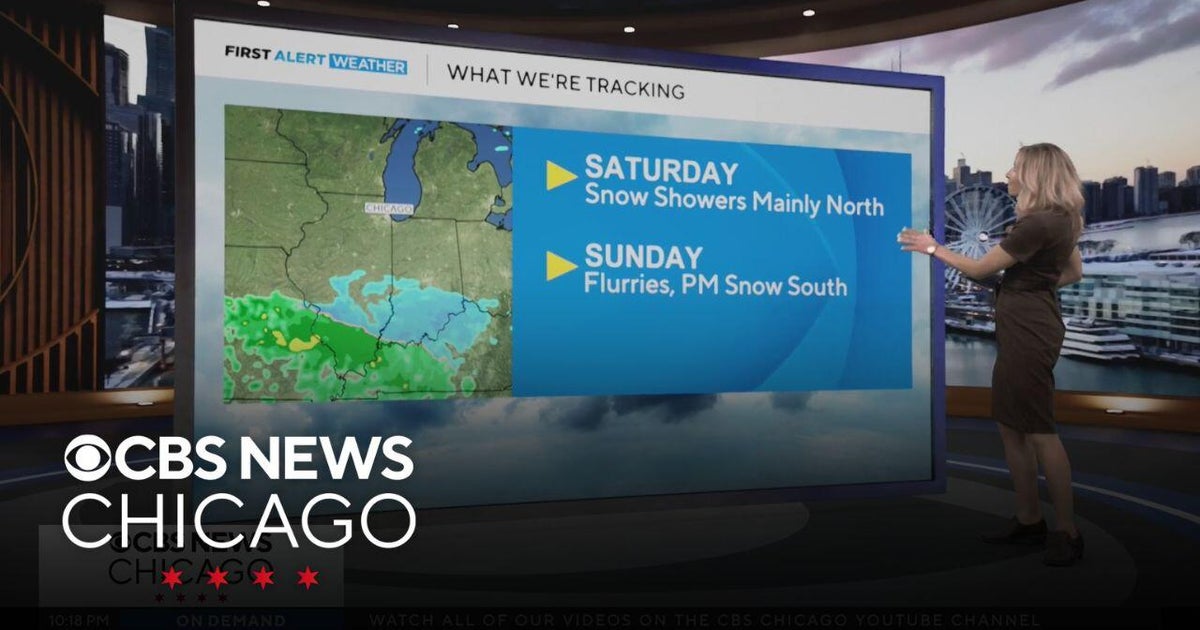 Chicago weather: two rounds of snow this weekend - CBS Chicago