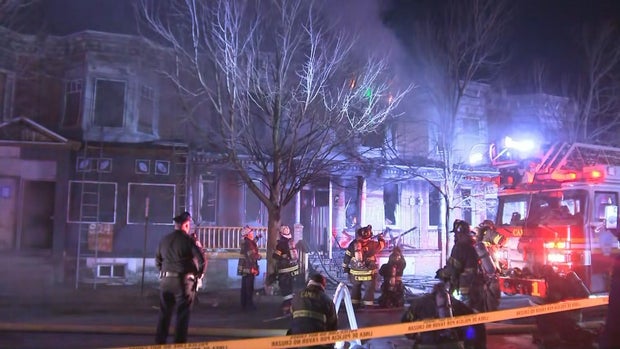 1 injured, 3 homes damaged in large Camden, New Jersey fire, 
