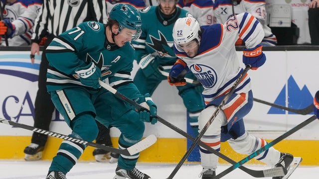 Oilers Sharks Hockey 