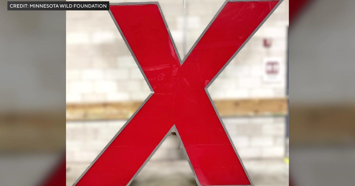 "X" from Xcel Energy Center rooftop sign sold in auction