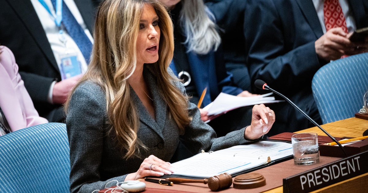 Melania Trump presides over U.N. Security Council meeting
