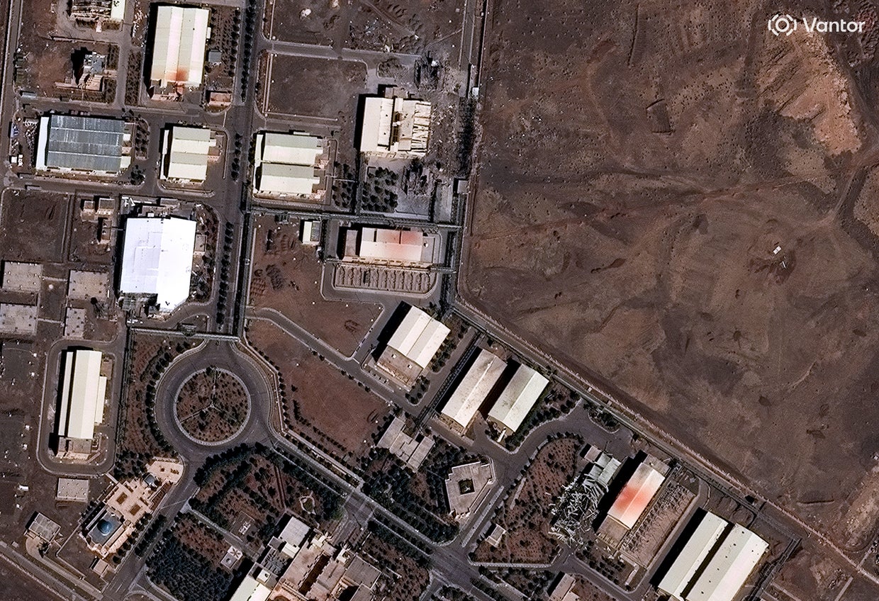 Satellite images show Iranian sites before and after airstrikes - CBS News