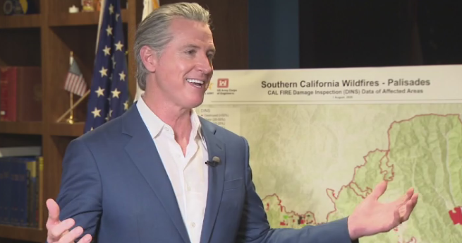 Newsom says there's "some concern" over crowded California governor's race