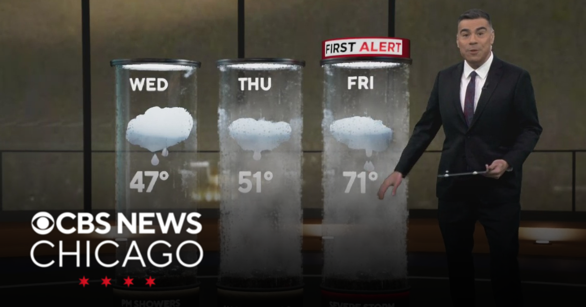 Chance for showers return on Wednesday in Chicago - CBS Chicago