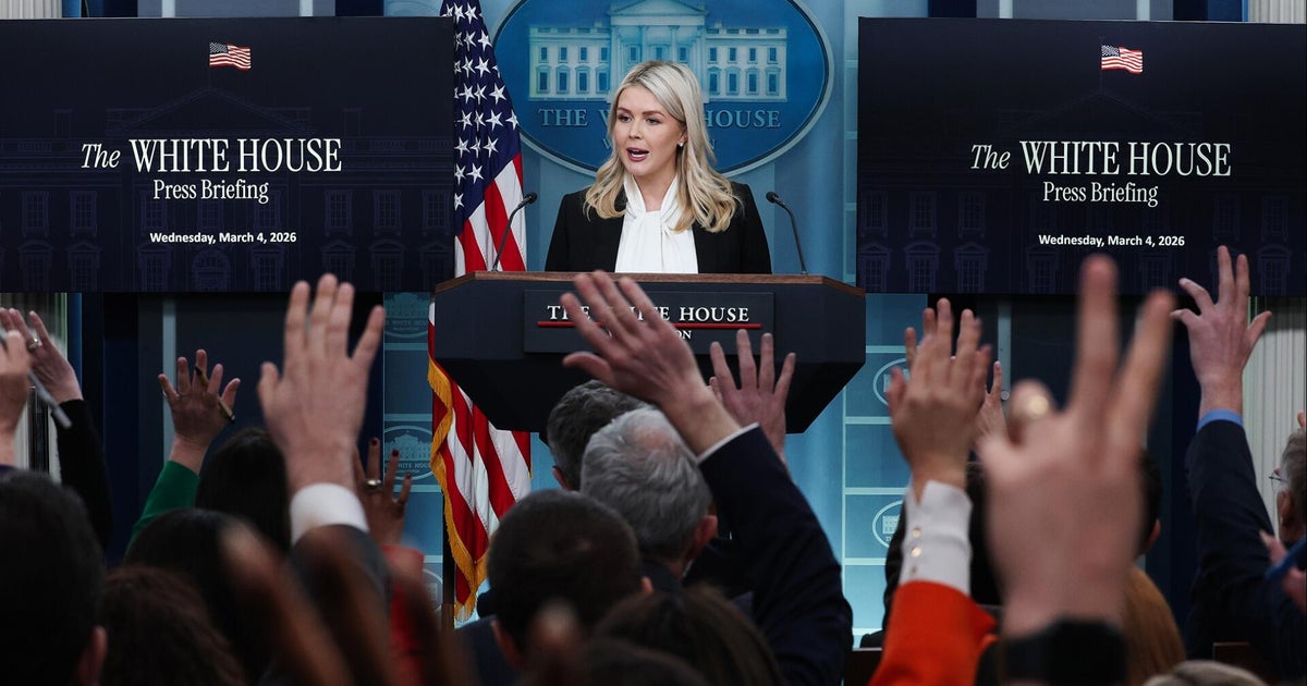 Watch: Leavitt takes questions on Iran war, stranded Americans in the Middle East