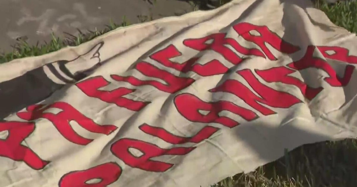 Protestors stage an “unwelcome party” for Palantir’s move to Miami