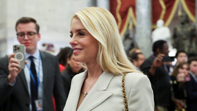U.S. Attorney General Pam Bondi departs from the State of the Union address at the U.S. Capitol in Washington, D.C., Feb. 24, 2026. 