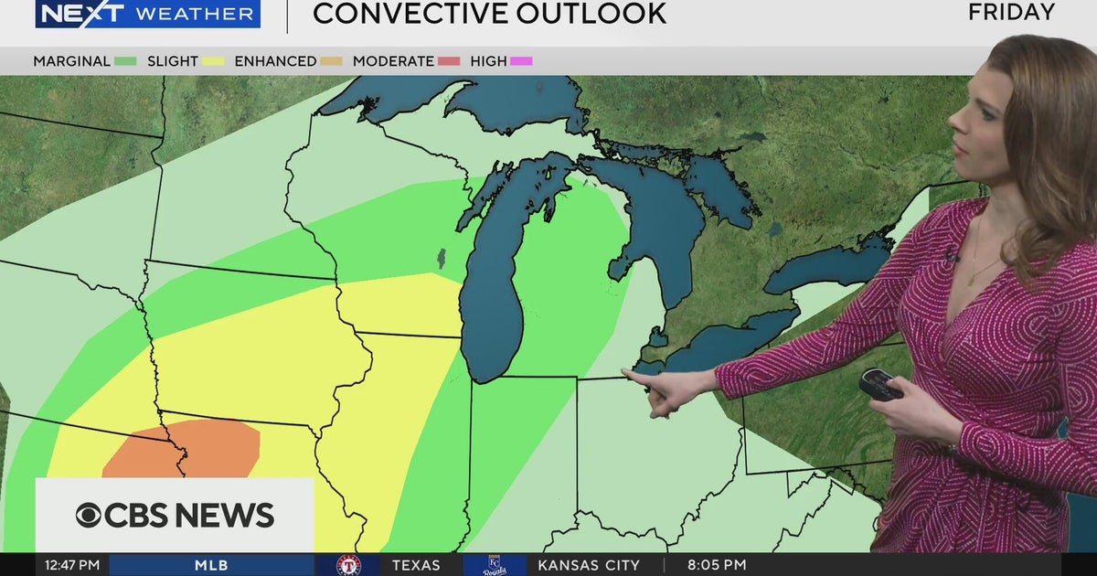 Rain today with a chance of storms on the way. - CBS Detroit