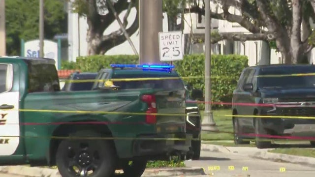 Law enforcement vehicles on a police chase 