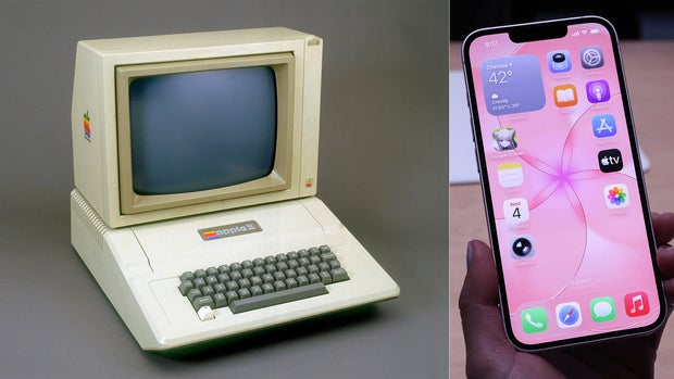 Apple II micro computer, 1977. 