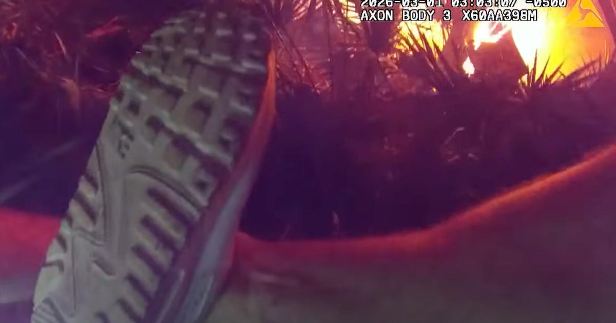 Florida deputy’s body cam video shows rescue of man thrown from fiery vehicle after I-95 wreck