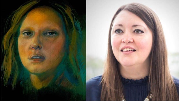 Mindi Kassotis and sketch 