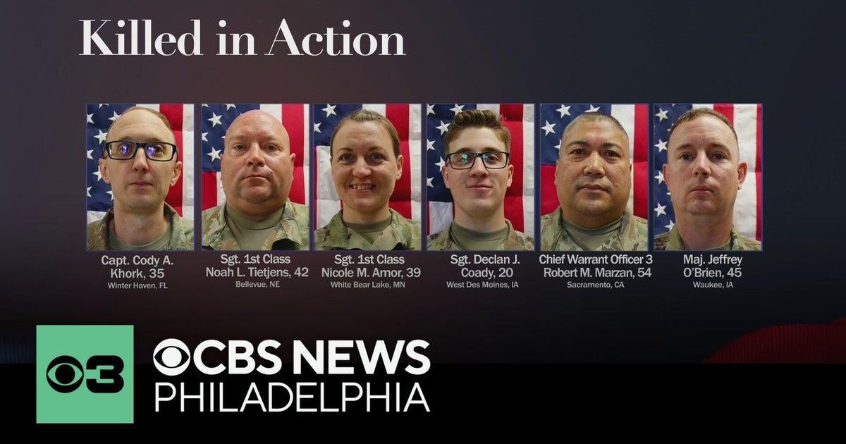 Bodies of U.S. troops killed in Iranian airstrike will be flown to Delaware for dignified transfer