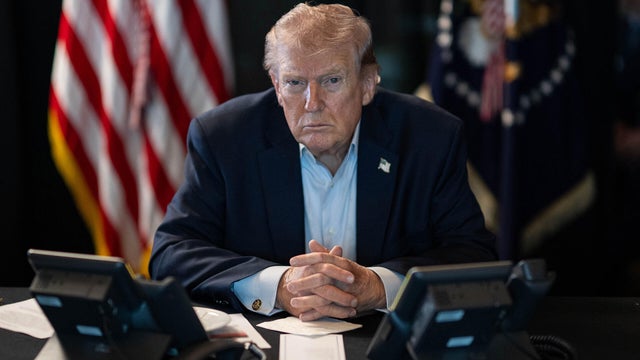 Trump Monitors Military Operations at White House 