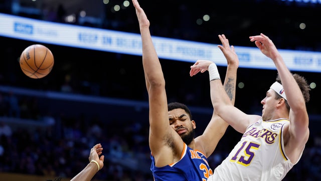 Knicks Lakers Basketball 