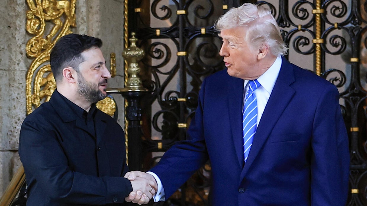 Trump and Zelenskyy: file photo