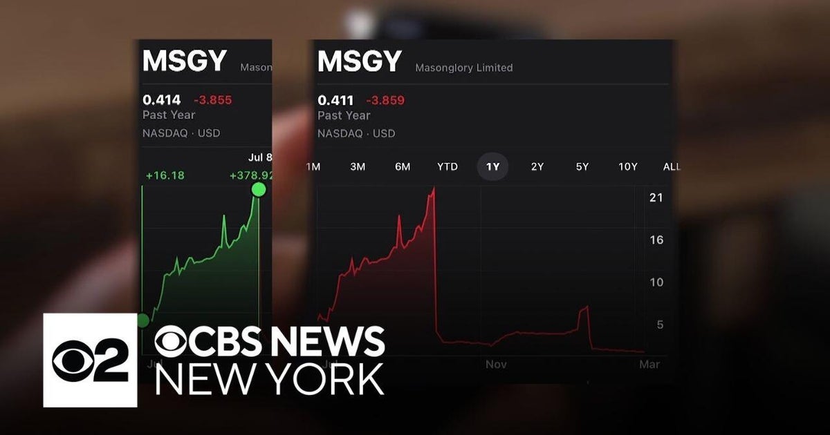 Data shows pump-and-dump stock schemes are skyrocketing - CBS New York