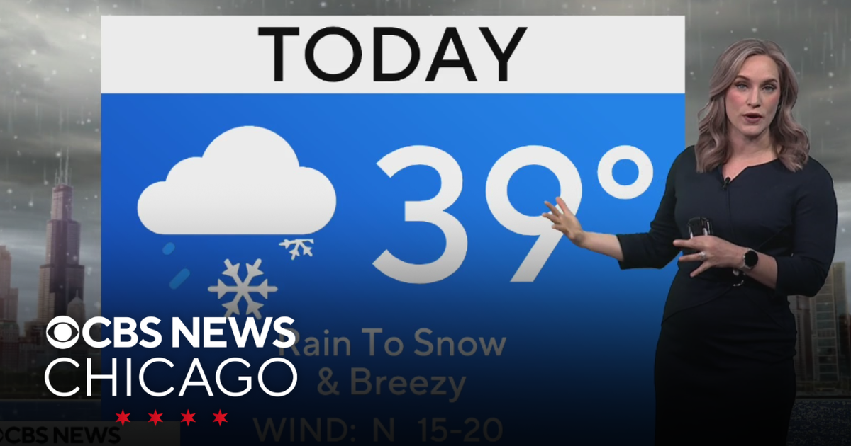 Rain turning to snow on Wednesday in Chicago - CBS Chicago