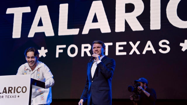 Texas Senate Candidate James Talarico Holds Campaign Rally In Houston On Eve Of Primary Election 