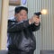 Images show Kim Jong Un and daughter firing guns at shooting range