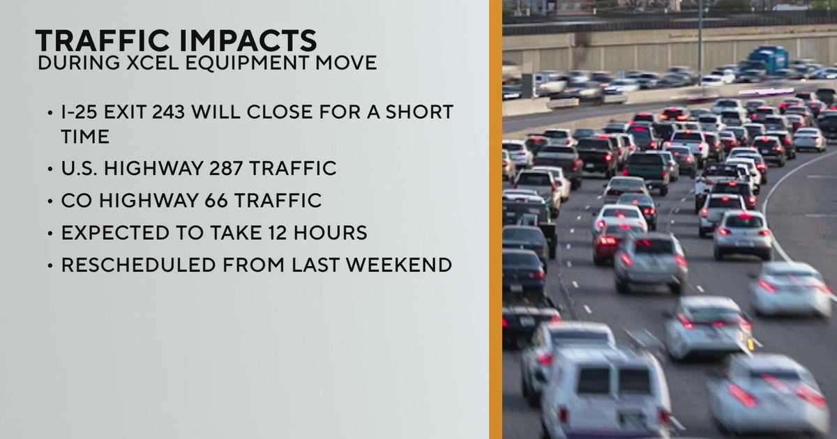 Xcel Energy moving equipment this weekend with impacts to traffic on I ...