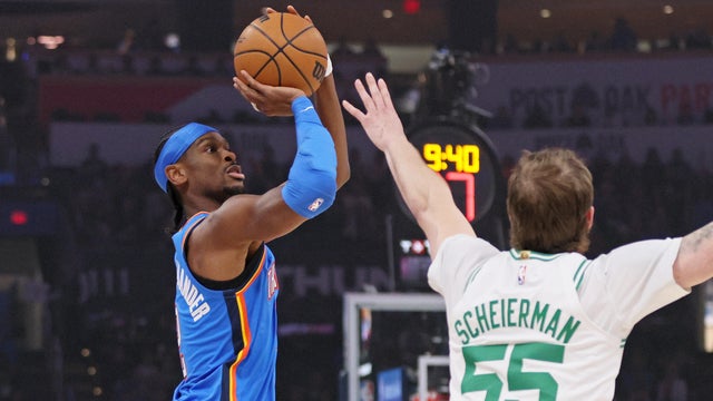 Celtics Thunder Basketball 