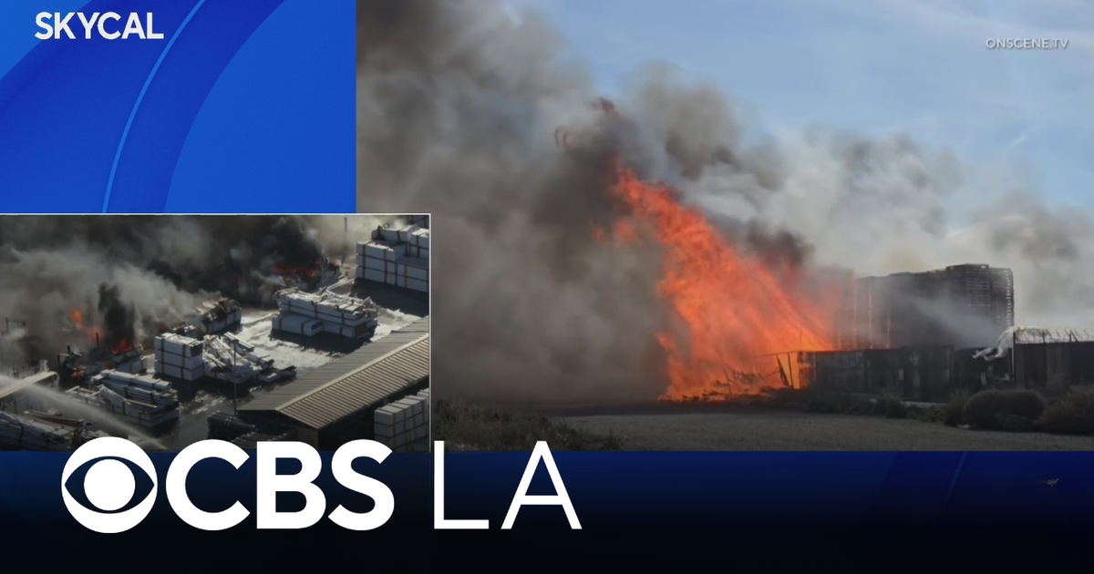 Riverside pallet yard fire forces evacuations as strong winds fuel ...