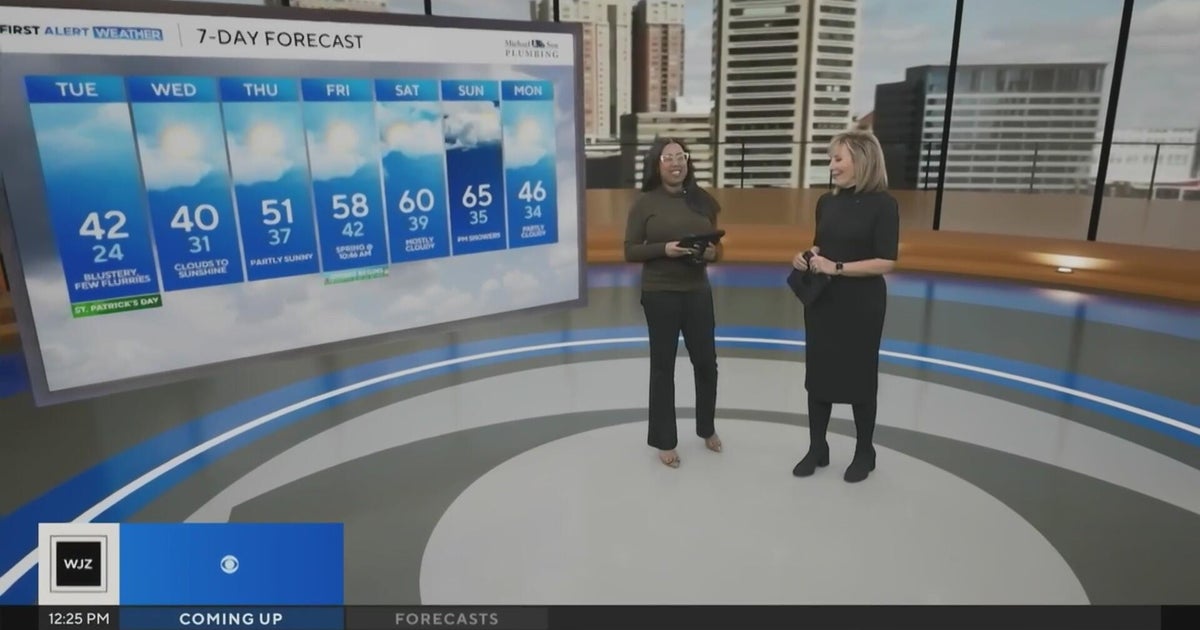 Cold weather returns to Maryland Tuesday after severe storms - CBS ...