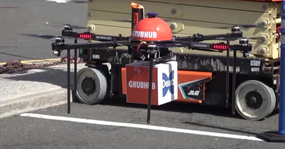 cbsnews.com - Nick  Caloway - Grubhub drone food delivery to begin in New Jersey with pilot program. Here's how it works.