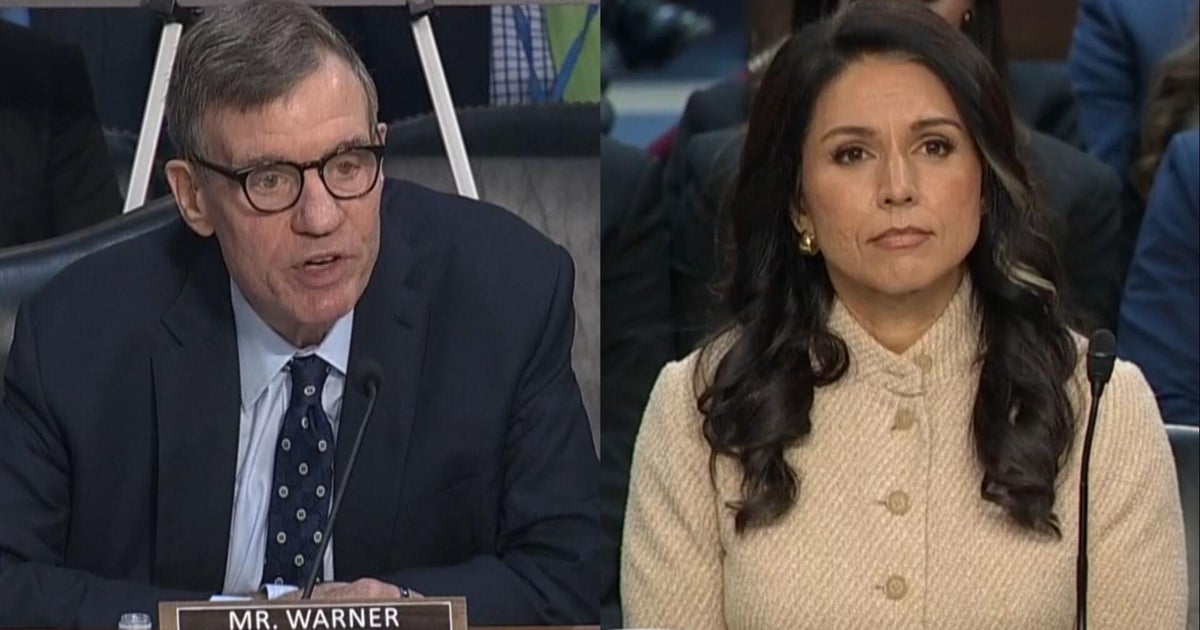 Watch: Warner accuses Gabbard of misusing her powers to "interfere in domestic politics"