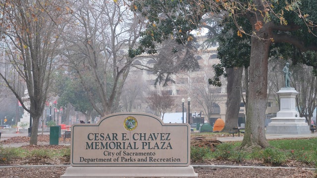 Cesar Chavez Memorial Plaza in Sacramento 