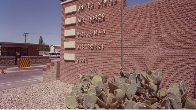 8.10.97.Holloman AFB, New Mexico, where the descendents if the orginal airforce chimps, used as part 