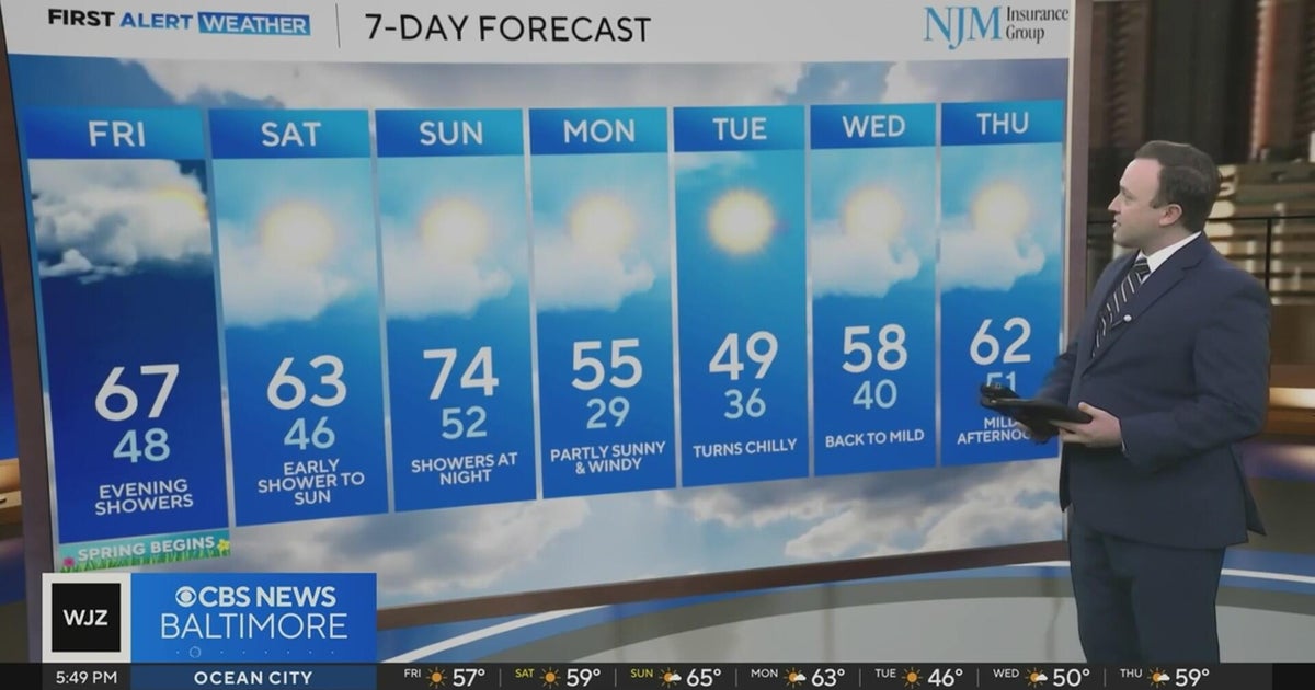 Weather is warming up this weekend in Maryland - CBS Baltimore
