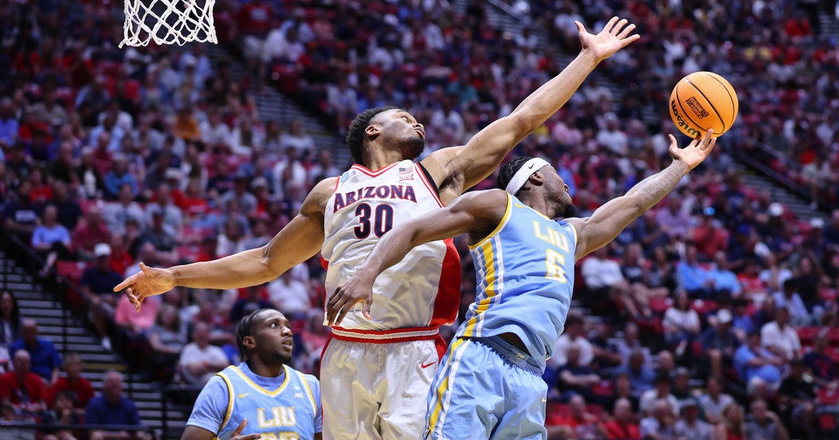 Top-seeded Arizona rolls past Long Island 92-58 in impressive NCAA Tournament opener