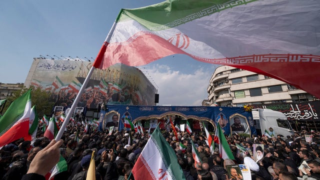 Funeral For Ali Larijani, Soleimani And Crew Of Sunken IRIS Dena 