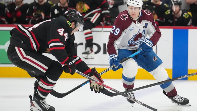 Avalanche Blackhawks Hockey 