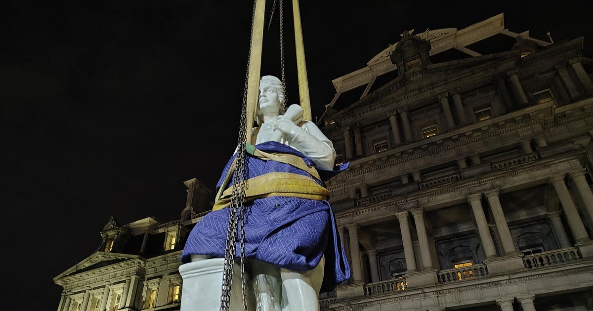 Trump has statue of Christopher Columbus added to grounds near White House