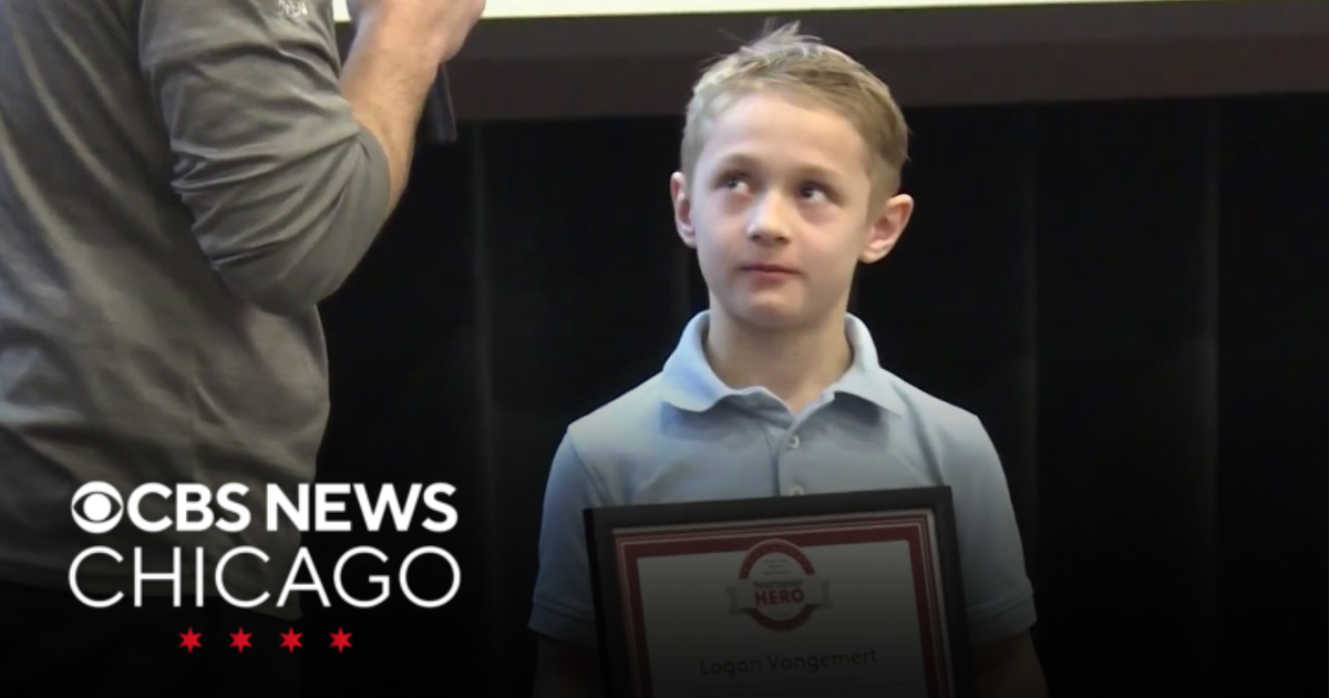 Michigan 4th grader honored after saving man by performing CPR - CBS ...