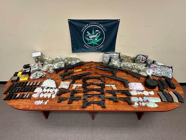 Guns, deadly amount of fentanyl found during police search of DeKalb ...