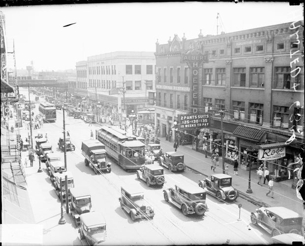 Traffic In Englewood Neighborhood Of Chicago