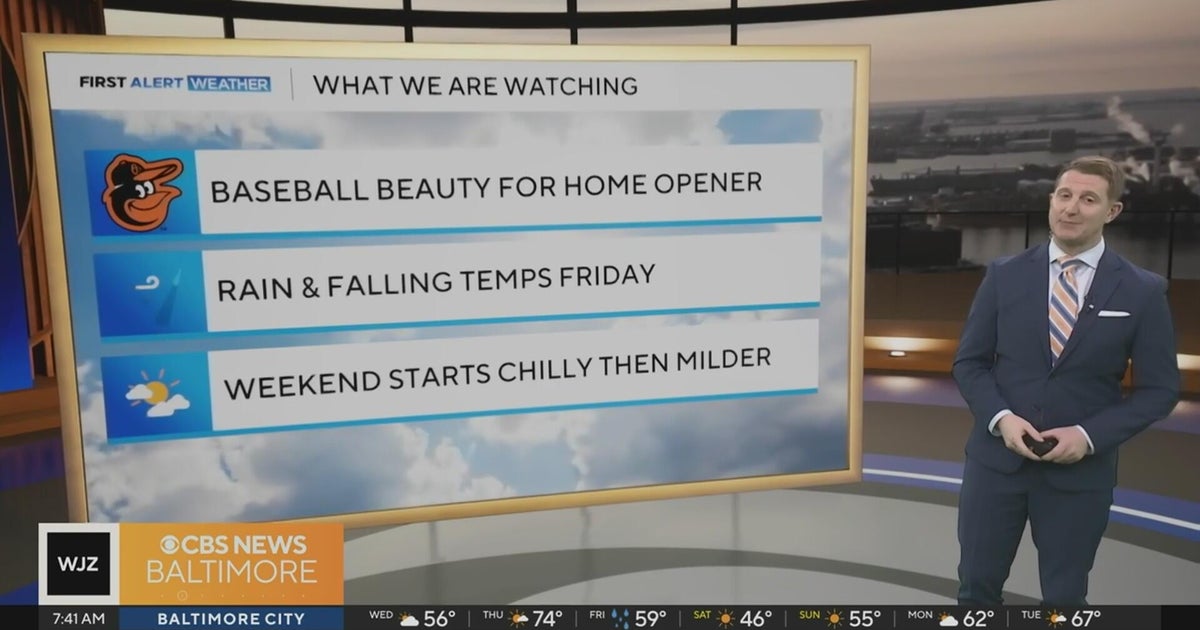 Beautiful Thursday in Maryland before rain returns Friday - CBS Baltimore