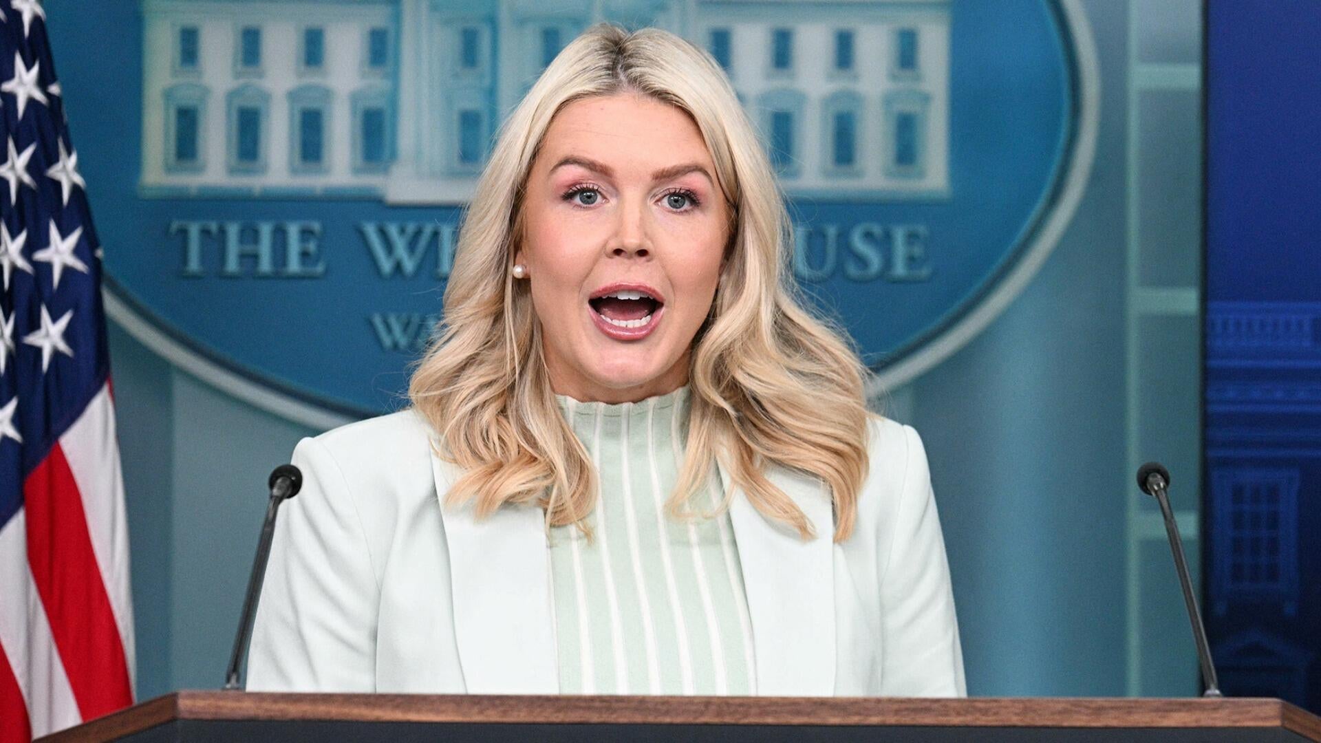 Karoline Leavitt says talks are continuing between U.S. and Iran