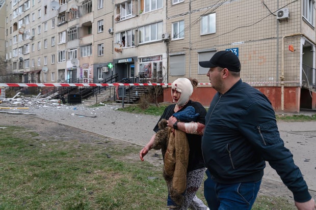 Russian Drones Attacks Lviv 