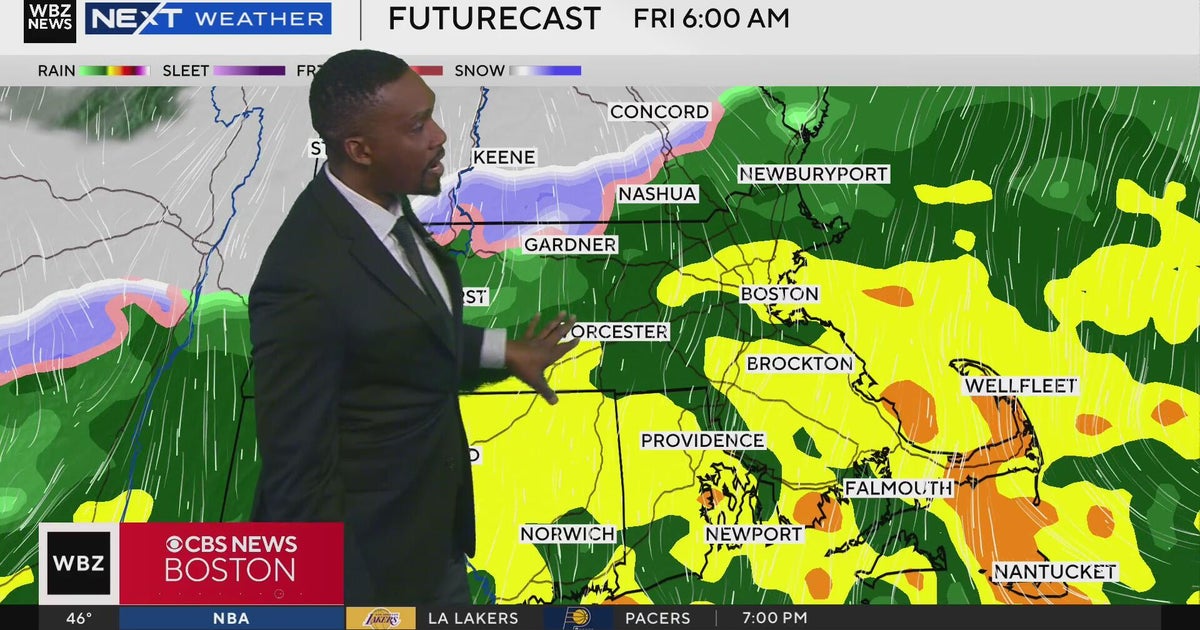 Next Weather: WBZ afternoon forecast for March 25, 2026 - CBS Boston
