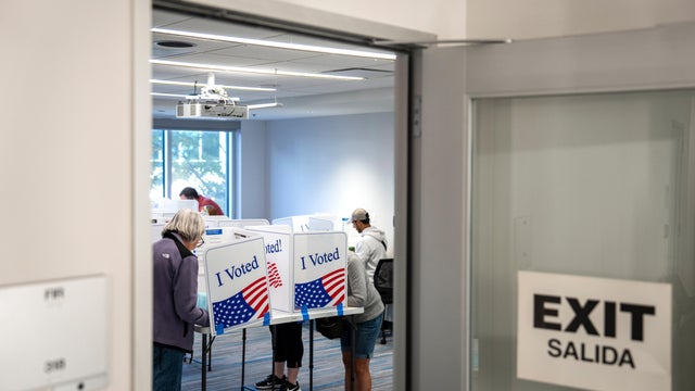 Voters Cast Early Ballots During Early Voting Period In Virginia 